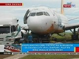 BP: Eroplano ng Cebu Pacific sa Davao Int'l Airport, pilit pa ring inaalis sa runway