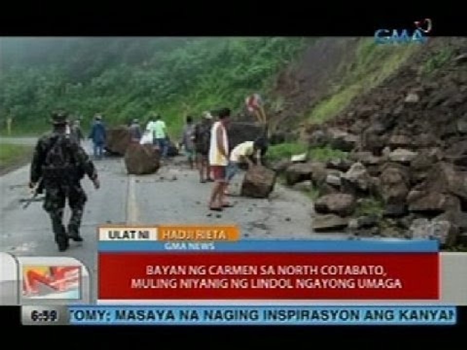 UB: Bayan ng Carmen sa North Cotabato, muling niyanig ng lindol ngayong umaga