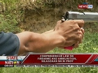 SONA: Mas mahigpit na batas sa pagmamay-ari ng baril, nilagdaan na ni PNoy
