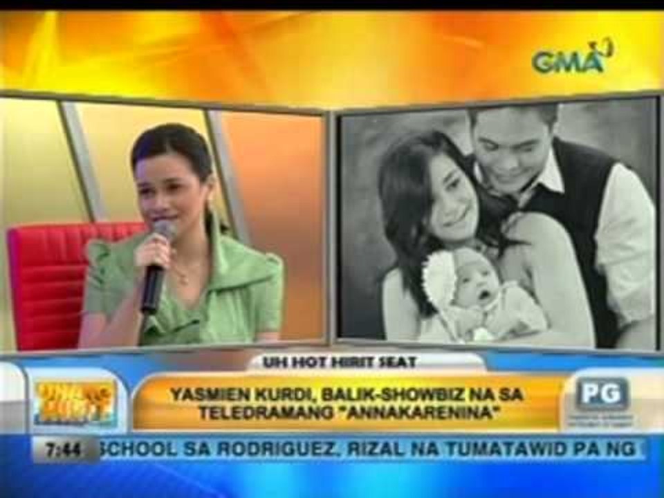 Unang Hirit: UH Celebrity Hot Hirit Seat: Yasmien Kurdi