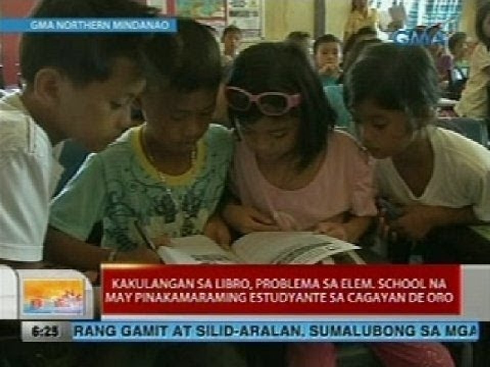Kakulangan sa libro, problema sa elem. school na may pinakamaraming estudyante sa Cagayan de Oro