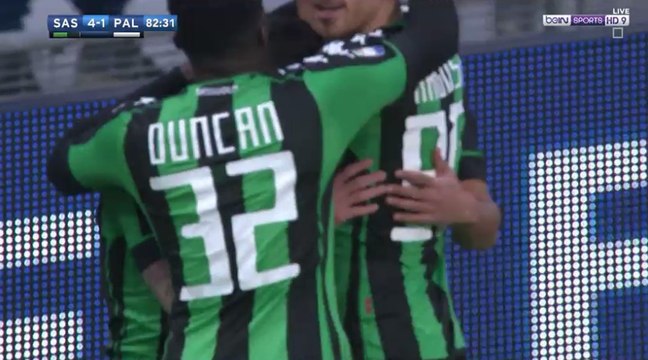US Sassuolo Calcio 4-1 U.S. Citta di Palermo - All Goals And Highlights Exclusive - (15/01/2017) / SERIE A