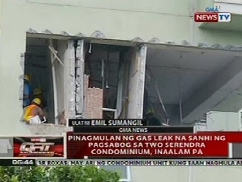 QRT: Pinagmulan ng gas leak na sanhi ng pagsabog sa Two Serendra Condo, inaalam pa