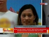 BT: Buntis na Pinay, patay nang bugbugin ng asawang Malaysian