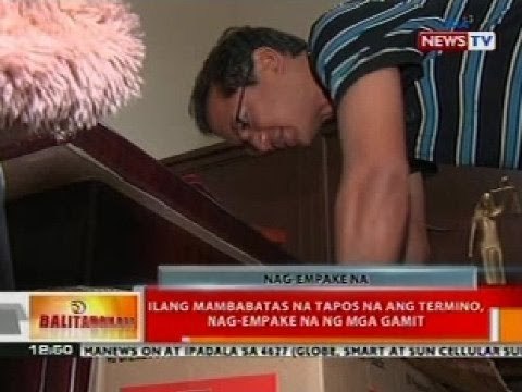 BT: Ilang mambabatas na tapos na ang termino, nag-empake na ng mga gamit