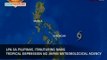 NTG: LPA sa bansa, itinuturing nang tropical depression ng Japan Meteorological Agency