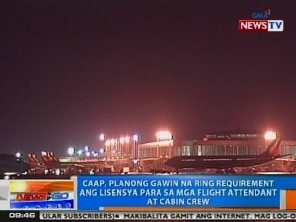NTG: CAAP, planong gawing requirement ang lisen...