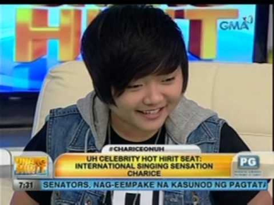 Unang Hirit: UH Celebrity Hot Hirit Seat: International Singing Sensation Charice (part 2)
