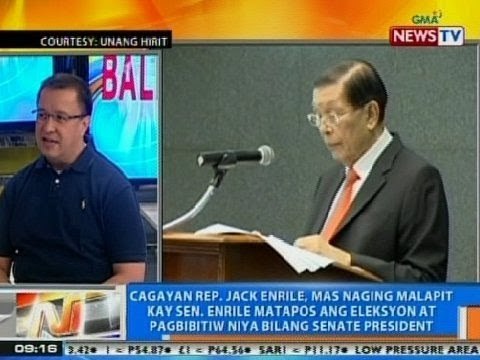 NTG: Rep. Jack Enrile, mas naging malapit kay Sen. Enrile matapos ang eleksyon at pagbibitiw nito