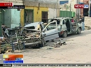 NTG: Kotse, sumabog sa QC; tenant ng isang apartment sa doon, hinihinalang nasa likod ng insidente