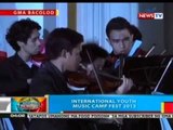 Mga kabataang Pinoy, nagpamalas ng galing sa Int'l Youth Music Camp Fest sa Bacolod City