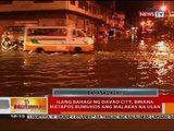 BT: Ilang bahagi ng Davao City, binaha matapos bumuhos ang malakas na ulan