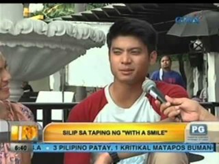 Unang Hirit: Silip sa taping ng "With a Smile" kasama si Mikael Daez at Andrea Torres