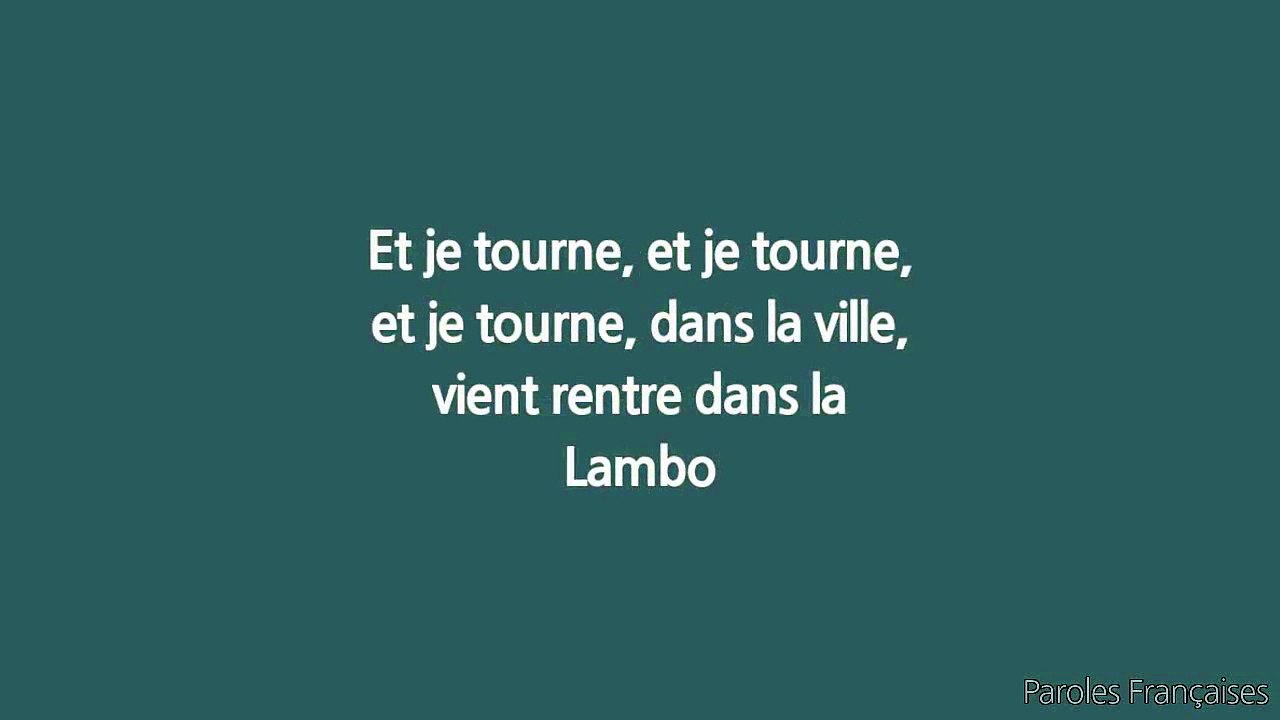 Hayce Lemsi - Lambo ft. Darrell (Paroles⁄Lyrics)