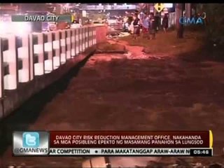Davao City, nakahanda sa mga posibleng epekto ng masamang panahon sa lungsod