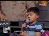 Jay Durias and children Kahlil and JD perform on Tonight with Arnold Clavio