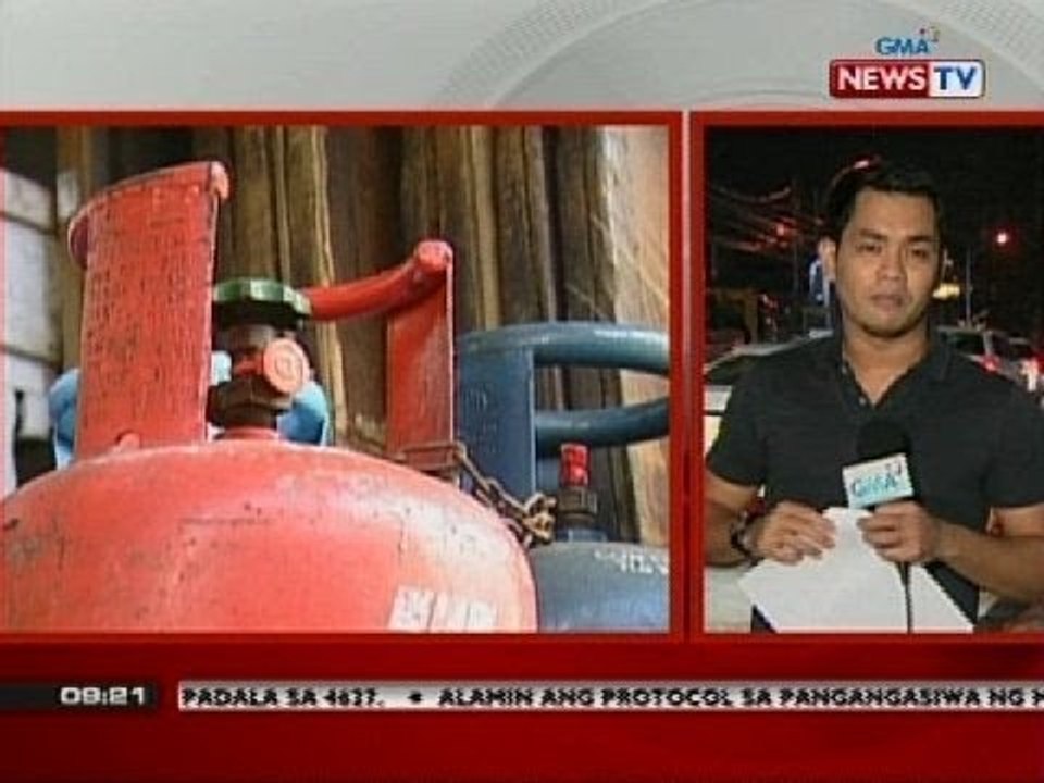 Propane at butane na pangunahing sangkap ng LPG...