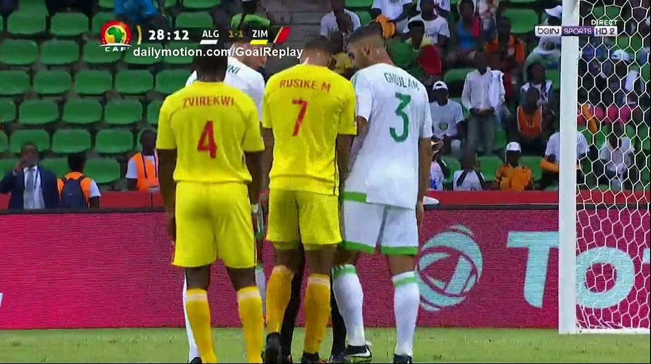 Nyasha Mushekwi penalty Goal HD - Algeria 1 - 2 Zimbabwe - 15.01.2017 HD