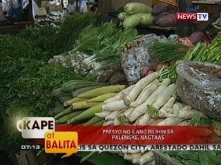 KB: Presyo ng ilang bilihin sa palengke, nagtaas