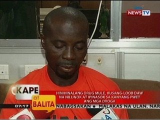 KB: Hinihinalang drug mule, nahulihan ng droga sa loob ng kanyang tiyan