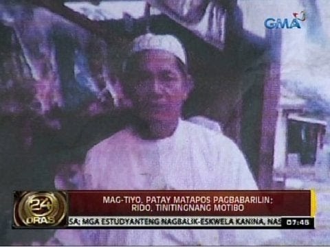 24 Oras: Mag-tiyo, patay matapos pagbabarilin; rido, tinitingnang motibo
