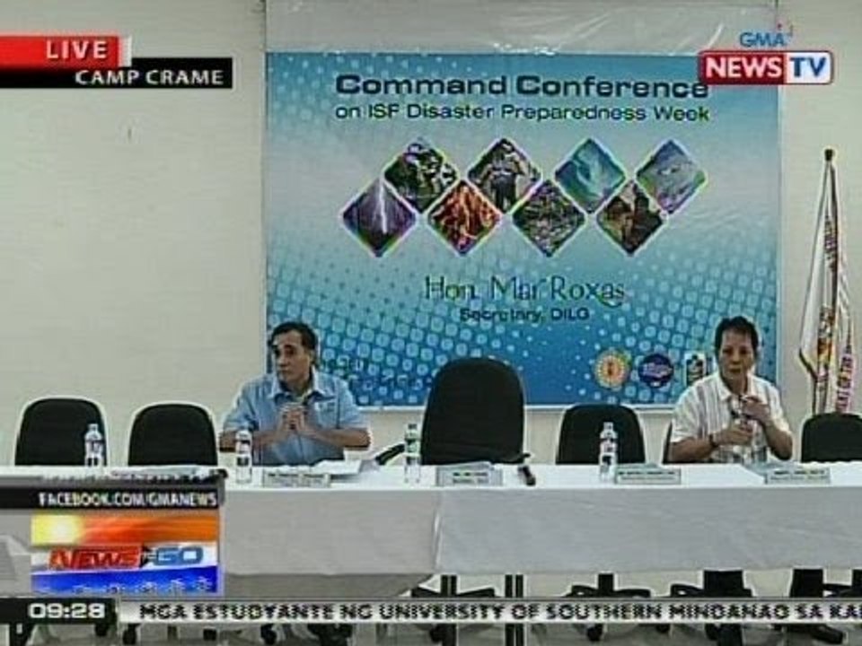 NTG: Command conference para sa Disaster Prepar...