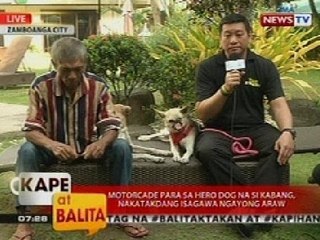 KB: Motorcade para sa Hero dog na si Kabang, nakatakdang isagawa ngayong araw