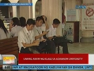 UB: Unang araw ng klase sa Adamson University