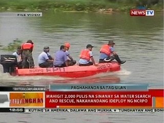 BT: Mahigit 2,000 pulis na sinanay sa water search and rescue, nakahandang ideploy ng NCRPO