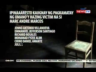 10 miyembro ng Lex Leonum Fraternity na umano'y sangkot sa pagkamatay ni Marc Andre, ipinapaaresto