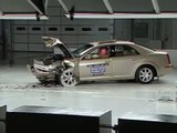 2005 Cadillac STS moderate overlap IIHS crash test