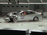 2006 Lexus GS moderate overlap IIHS crash test