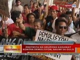 BT: Protesta ng grupong Kadamay vs demolisyon sa QC, nauwi sa gulo