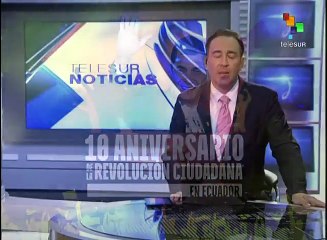 Continúan festejos en Ecuador por 10 años de Revolución Ciudadana