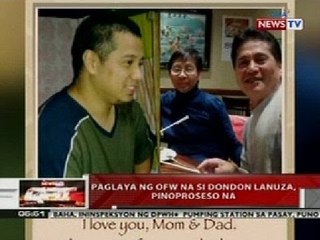 QRT: Paglaya ng OFW na si Dondon Lanuza, pinoproseso na