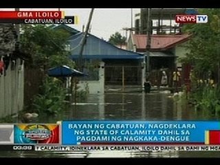 BP: Bayan ng Cabatuan, Iloilo, nasa-state of calamity dahil sa pagdami ng nagkaka-dengue