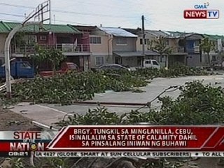 Brgy. Tungkil sa Cebu, isinailalim sa State of Calamity dahil sa pinsalang iniwan ng buhawi