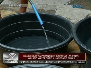 24 Oras: Ilang lugar sa Parañaque, Cavite at Las Piñas, walang water supply hanggang bukas