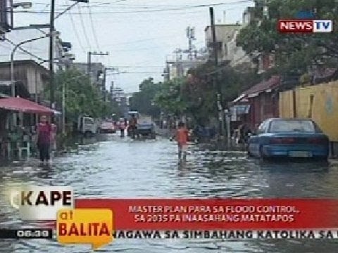 KB: Master plan para sa flood control, sa 2035 pa inaasahang matatapos