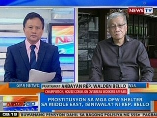 NTG: Panayam kay Akbayan Rep. Walden Bello kaugnay sa isyu ng sex for flight