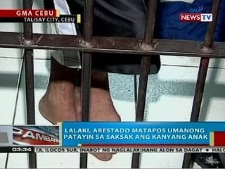 Descargar video: BP: Lalaki sa Talisay City, Cebu, arestado matapos umanong patayin sa saksak ang kanyang anak