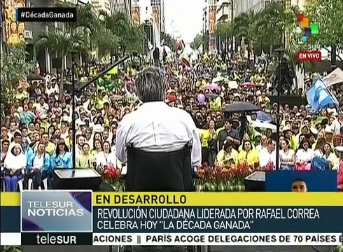 Candidato de AP destaca logros de la Revolución Ciudadana en Ecuador