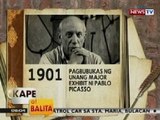 KB: Panghimagas: 1901: Pagbubukas ng unang major exhibit ni Pablo Picasso