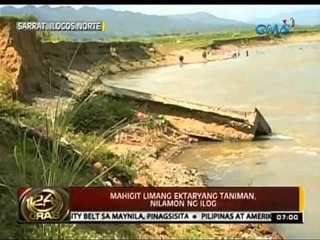 24 Oras: Mahigit limang ektaryang taniman, nilamon ng ilog sa Ilocos Norte