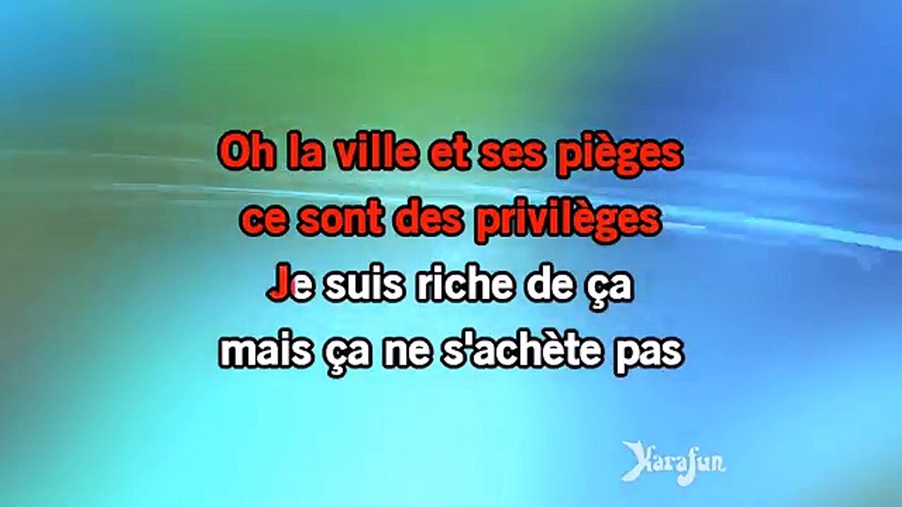 Jean-Jacques Goldman - Je marche seul KARAOKE / INSTRUMENTAL