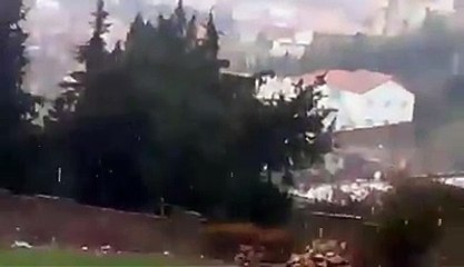 بداية تساقط الثلوج بعين دراهم