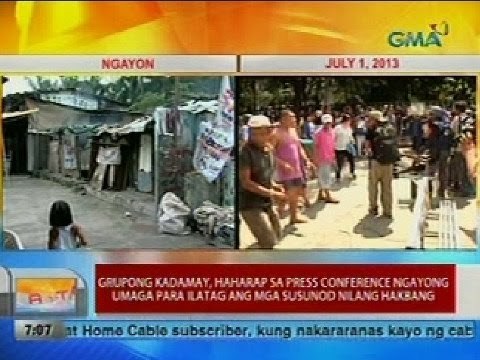 UB: Grupong Kadamay, haharap sa presscon ngayong umaga para ilatag ang mga susunod nilang hakbang