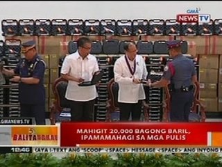 BT: Mahigit 20,000 bagong baril, pamamahagi sa mga pulis
