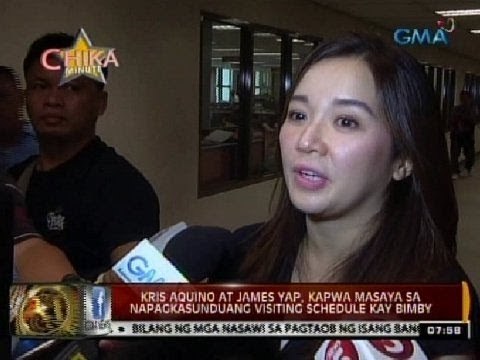 24 Oras: Kris Aquino at James Yap, nagharap sa korte