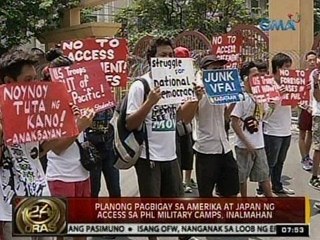 24Oras: Planong pagbigay sa Amerika at Japan ng access sa PHL Military Camps, inalmahan
